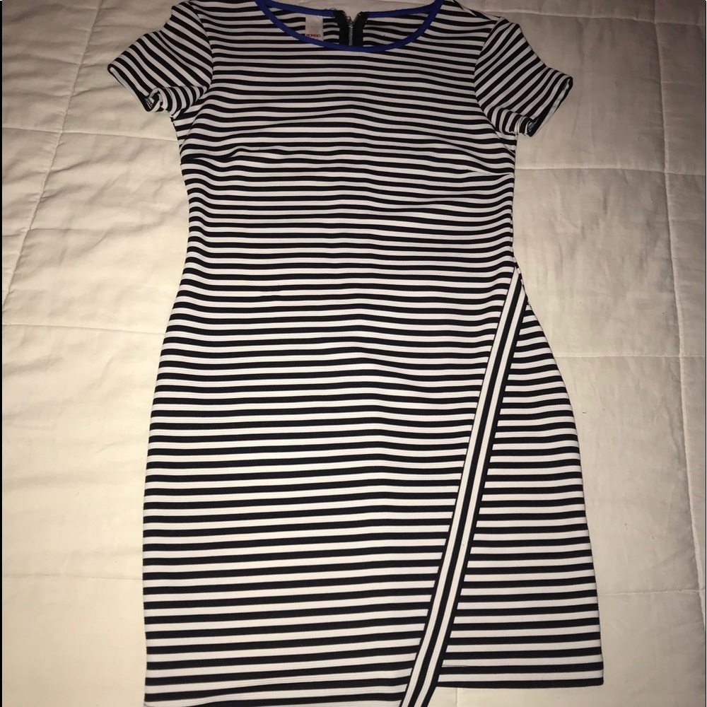 Stripped dress.